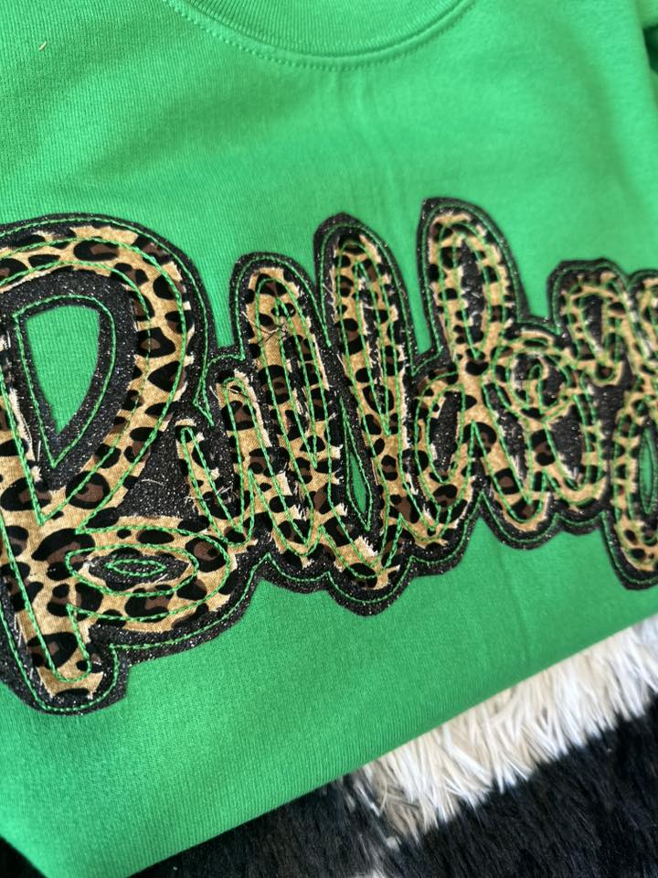 Bulldogs Leopard & Glitter Sweatshirt