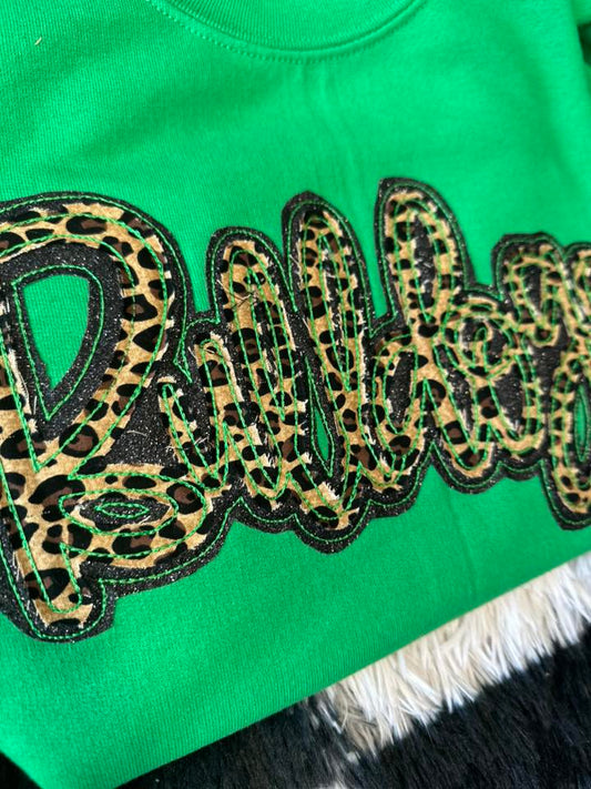 Bulldogs Leopard & Glitter Sweatshirt