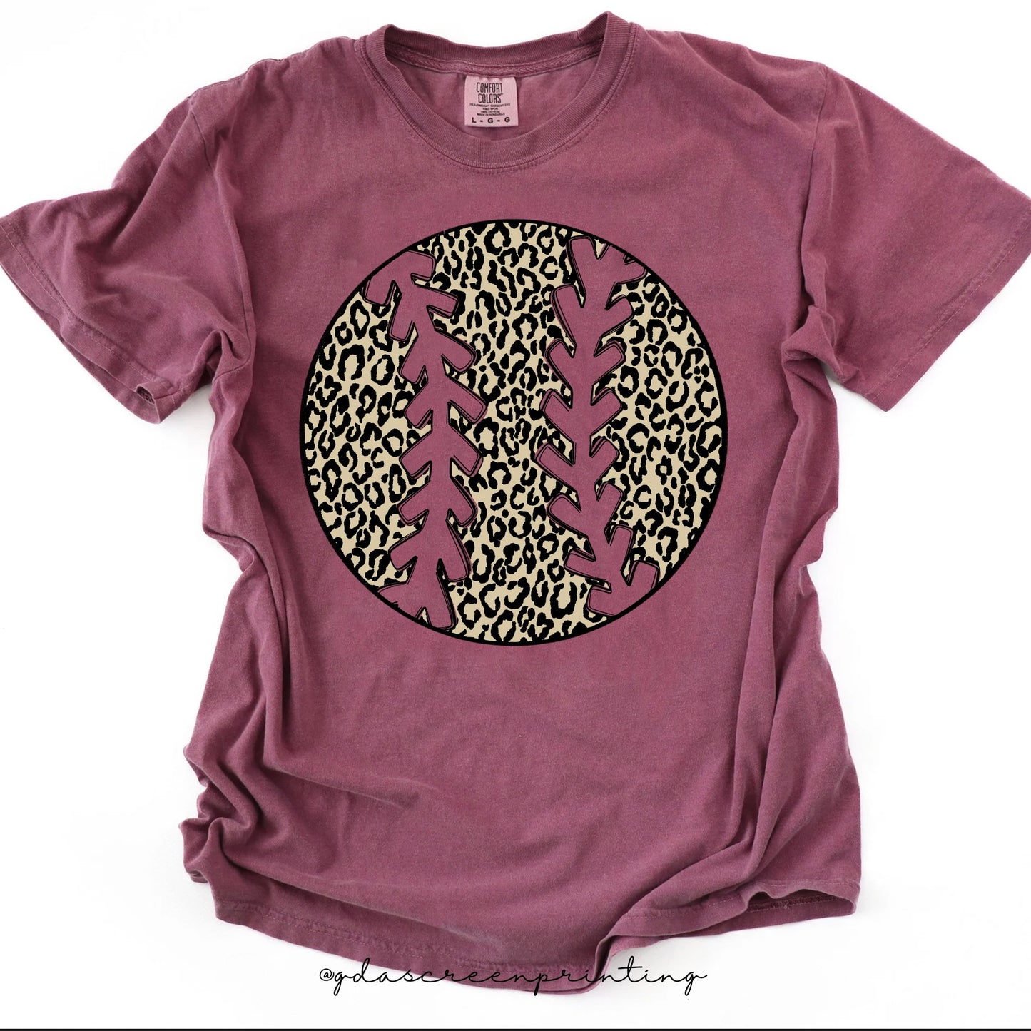 Leopard Baseball Tee