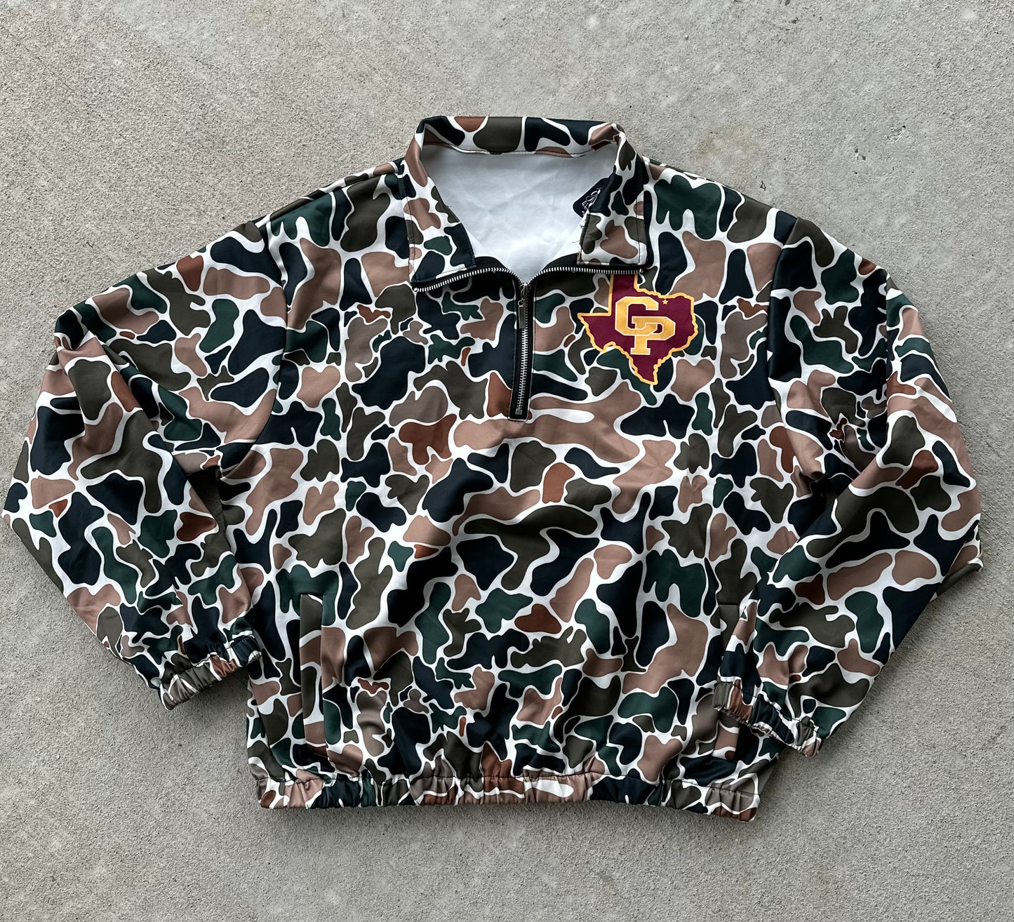 Collinsville Duck Camo 1/4 Zip Jacket