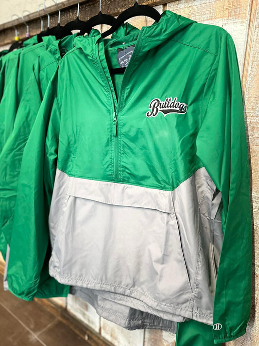Green Two-Tone Bulldog Rain Jacket