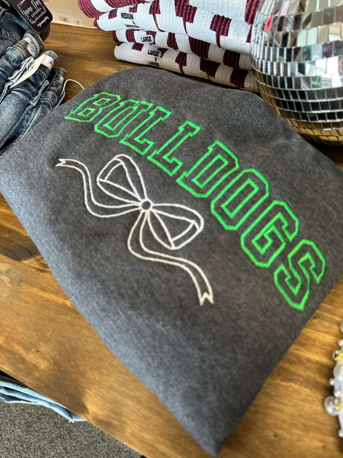 Bulldogs Bow Sweatshirt