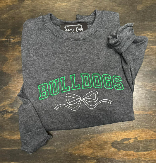 Bulldogs Bow Sweatshirt