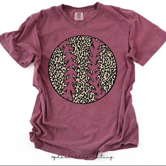 Leopard Baseball Tee