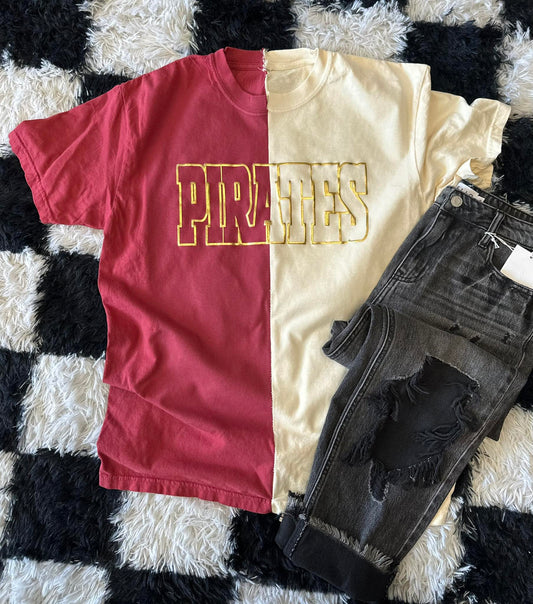 Pirates Split Tee