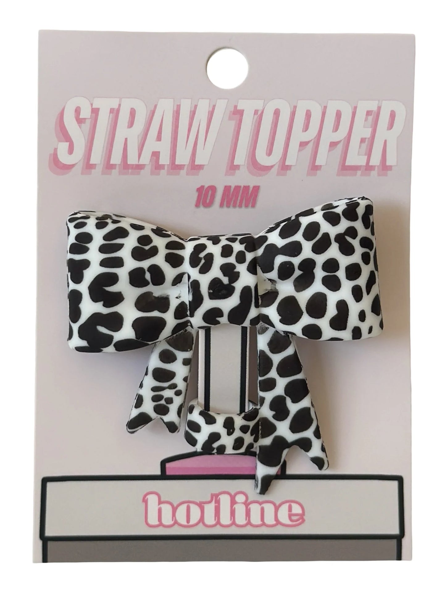 Bow Straw Toppers