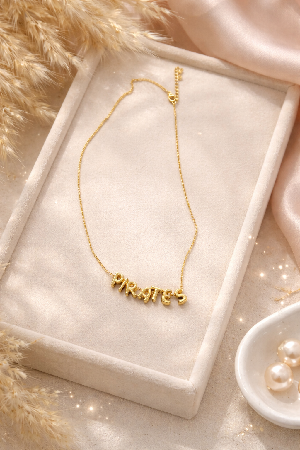 Gold Pirates Bubble Necklace