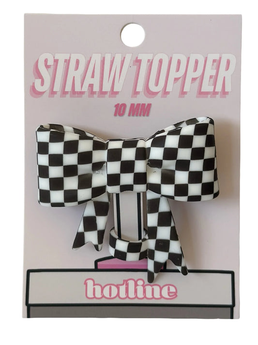 Bow Straw Toppers
