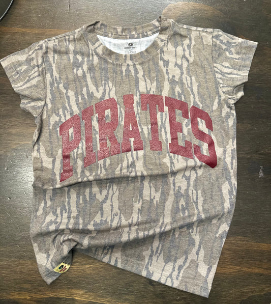 MossyOak Camo Pirates Block Tee