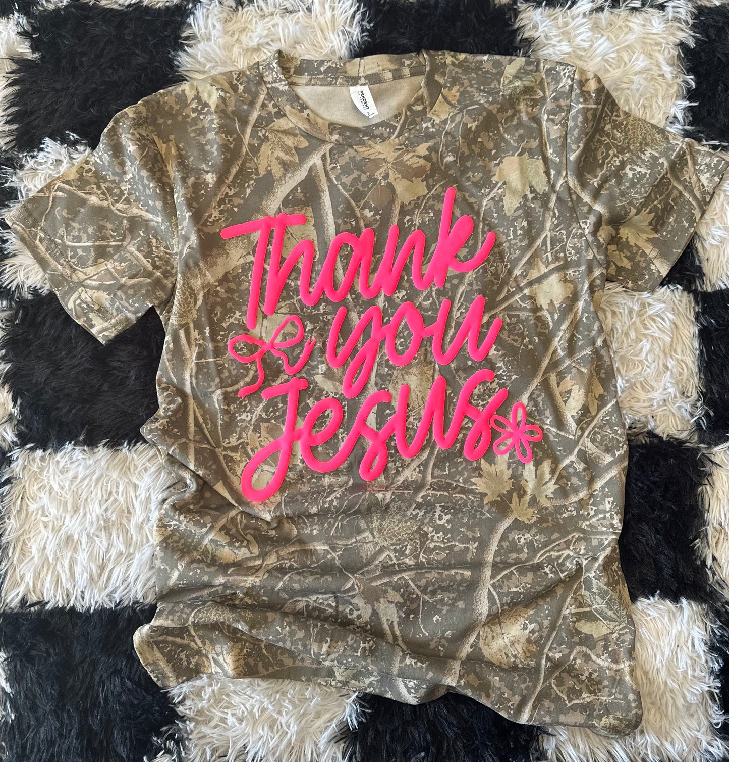 Thank you Jesus Camo Tee