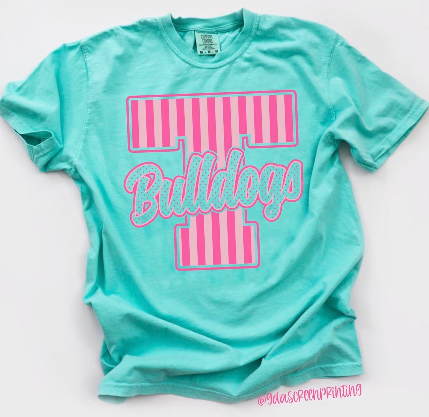 Pink Striped Tioga Tee