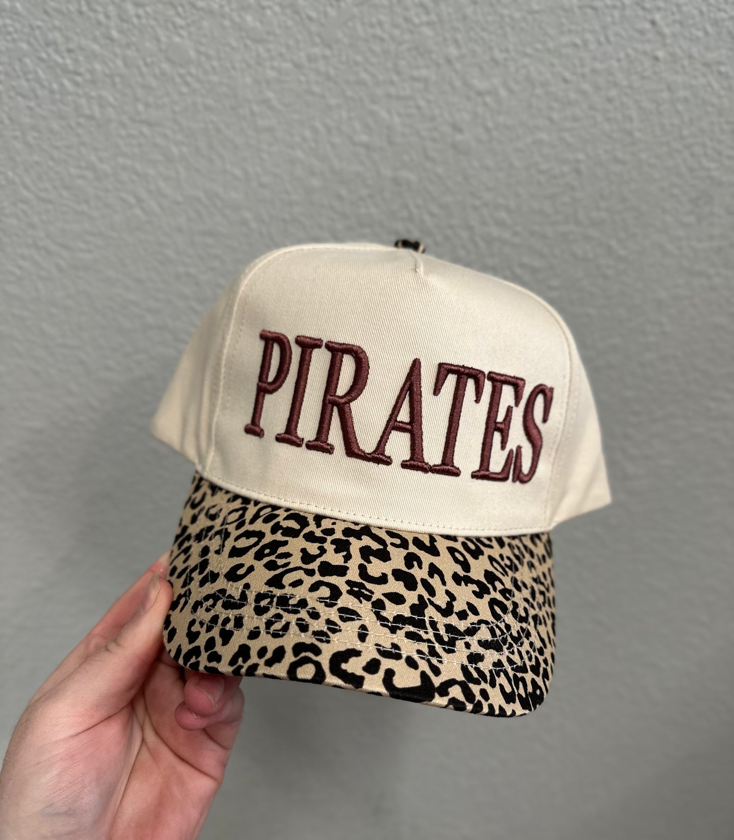 Leopard Pirates Puff Hat