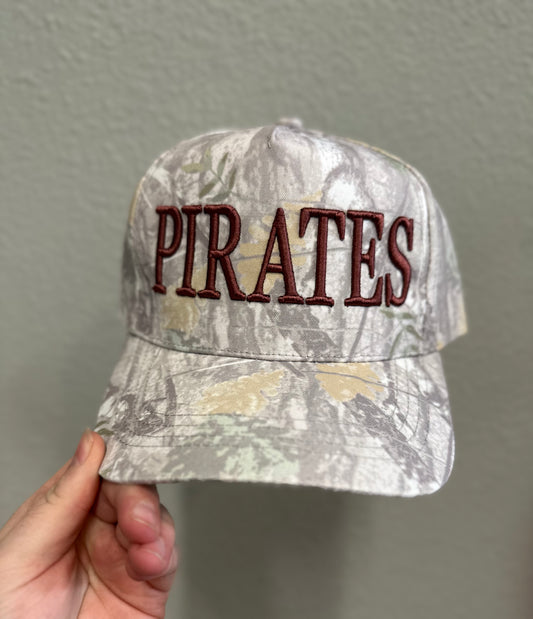 Camo Pirates Puff Hat