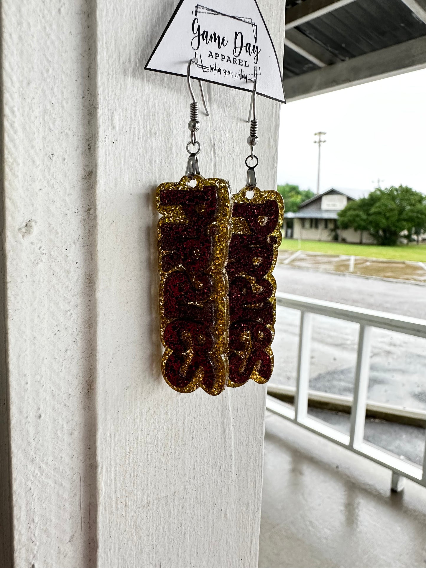 Pirates Block Earrings