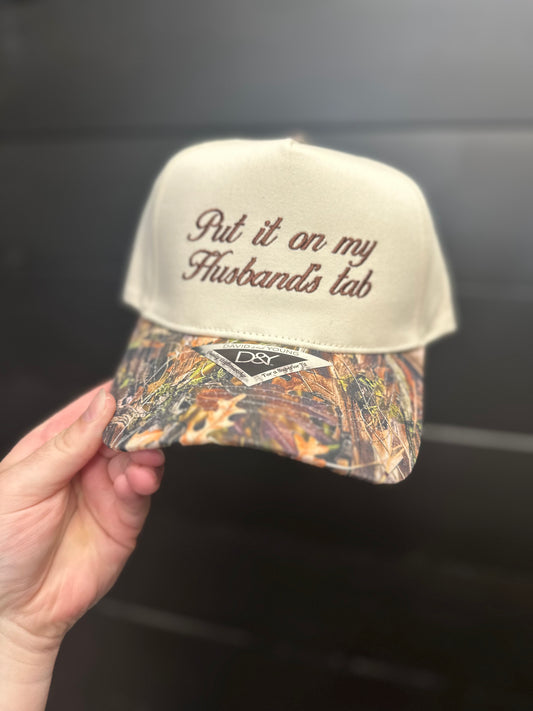 Husbands Tab Camo Hat