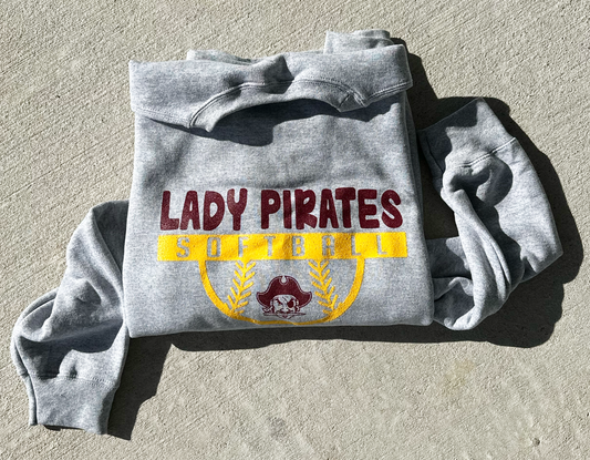 Lady Pirates Softball Sweatshirt