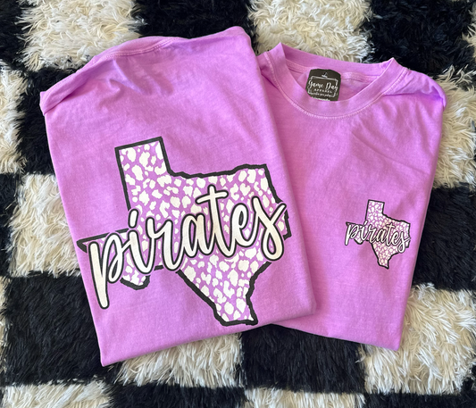 Leopard Pirates Texas Tee