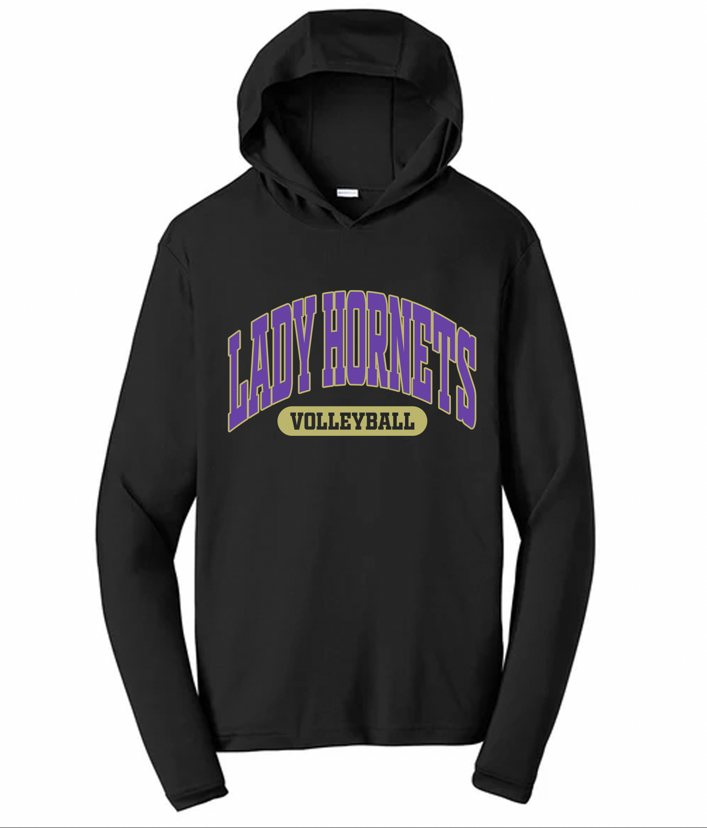 Lady Hornets Volleyball Long Sleeve w/ Hood
